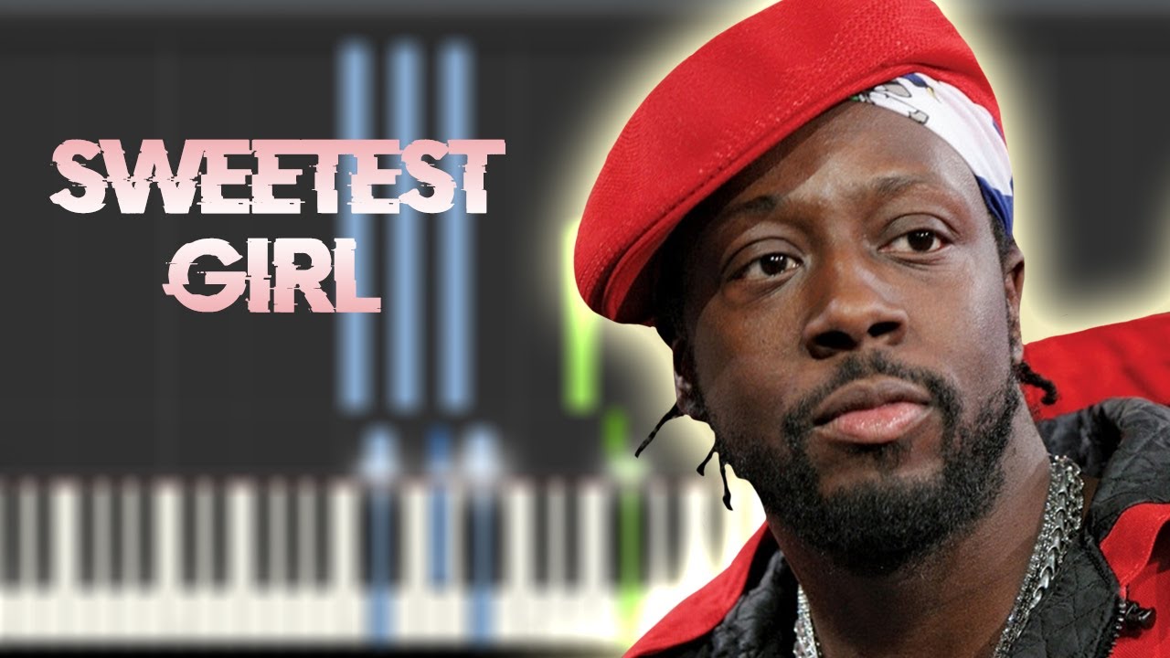 Wyclef Jean - Sweetest Girl  | Instrumental Piano Tutorial / Partitura / Karaoke / MIDI