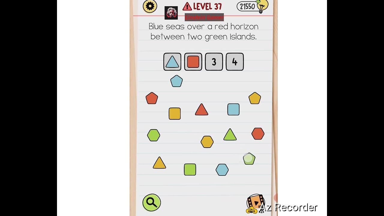 Brain test All Star Master level 37 Walkthrough Solution