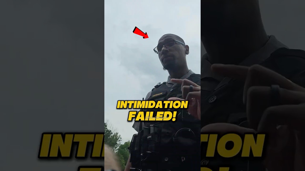 Cop's INTIMIDATION Tactic FAILED! 😯