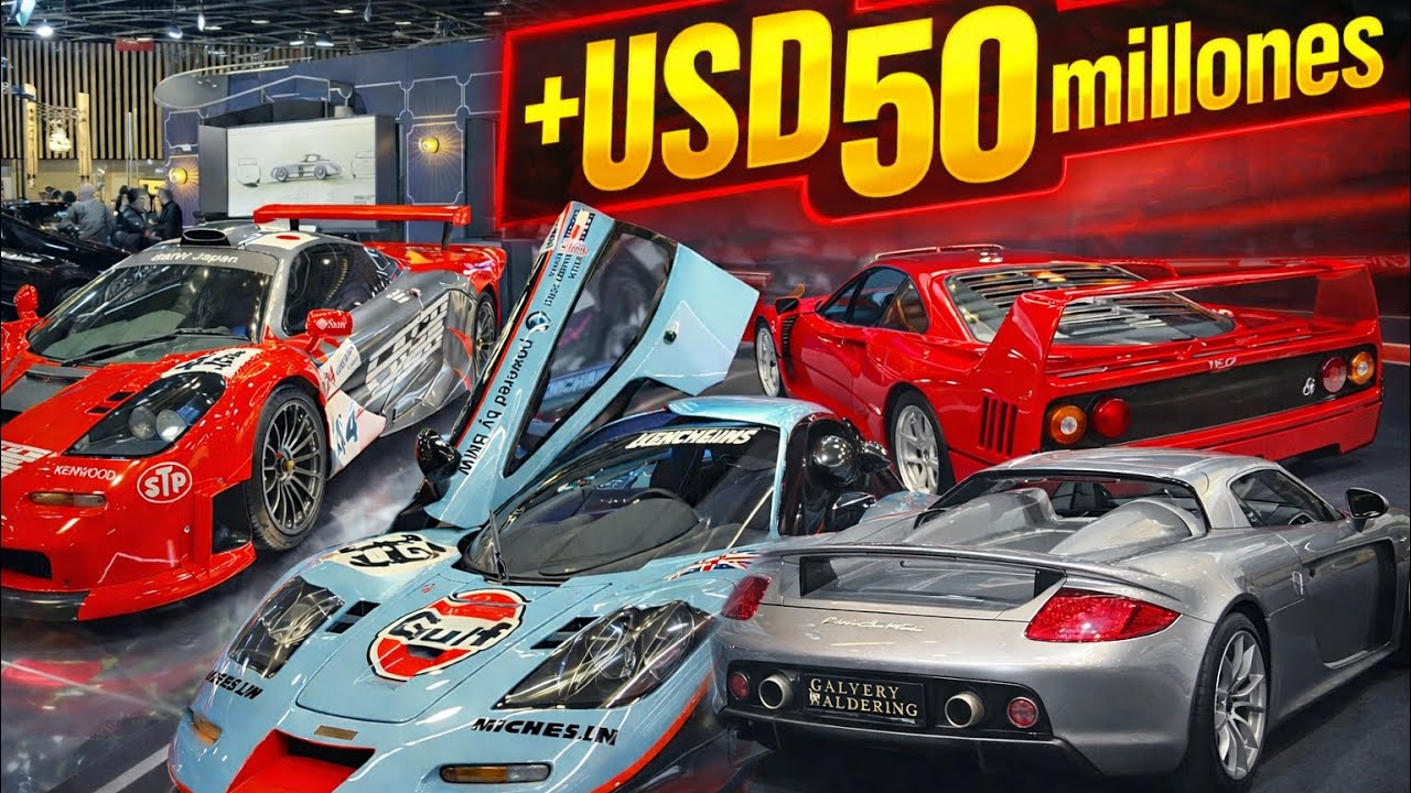 LA MEJOR EXPO DE AUTOS DEL MUNDO!! / RETROMOBILE 2026 / 4x MCLAREN F1, F40, PAGANIS BUGATTIS, ETC!!