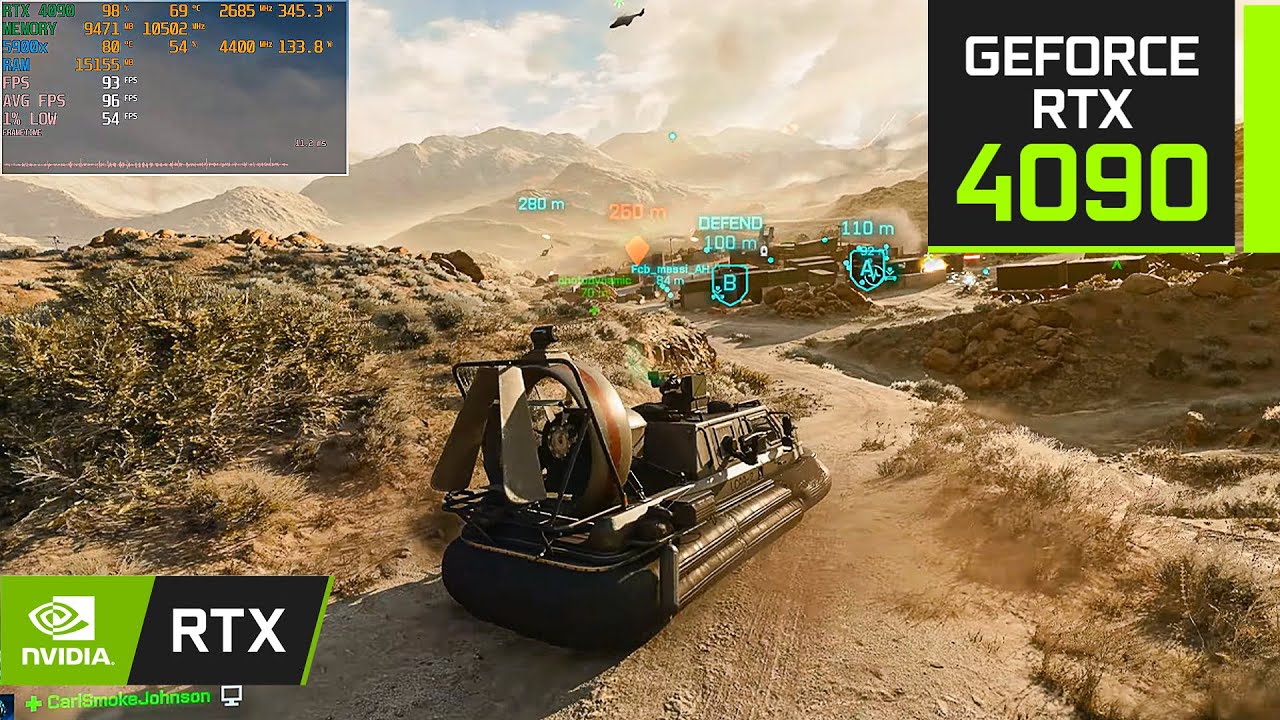 Battlefield 2042 - RTX 4090 Ultra Settings (4K + MAX RAY TRACING)