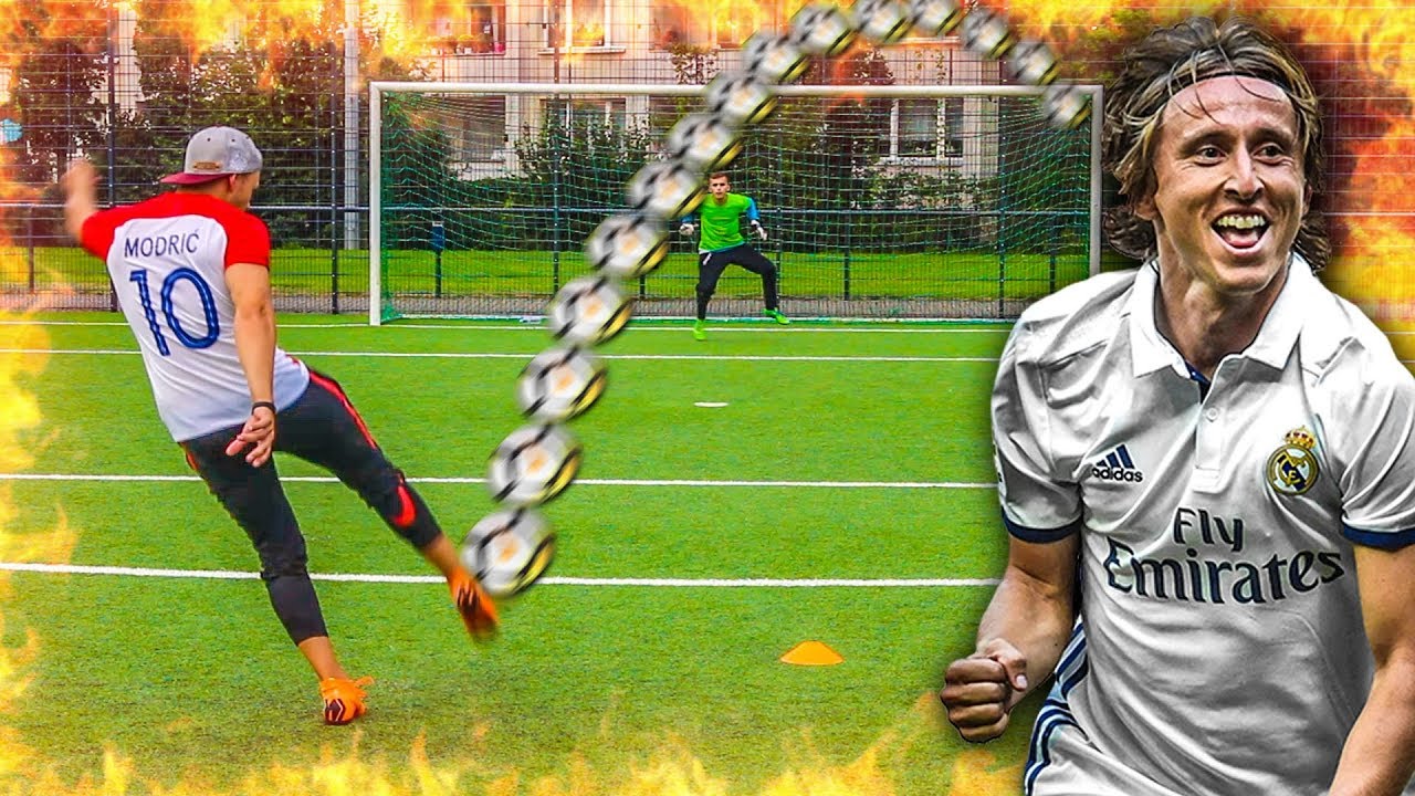 LUKA MODRIC FUßBALL CHALLENGE !