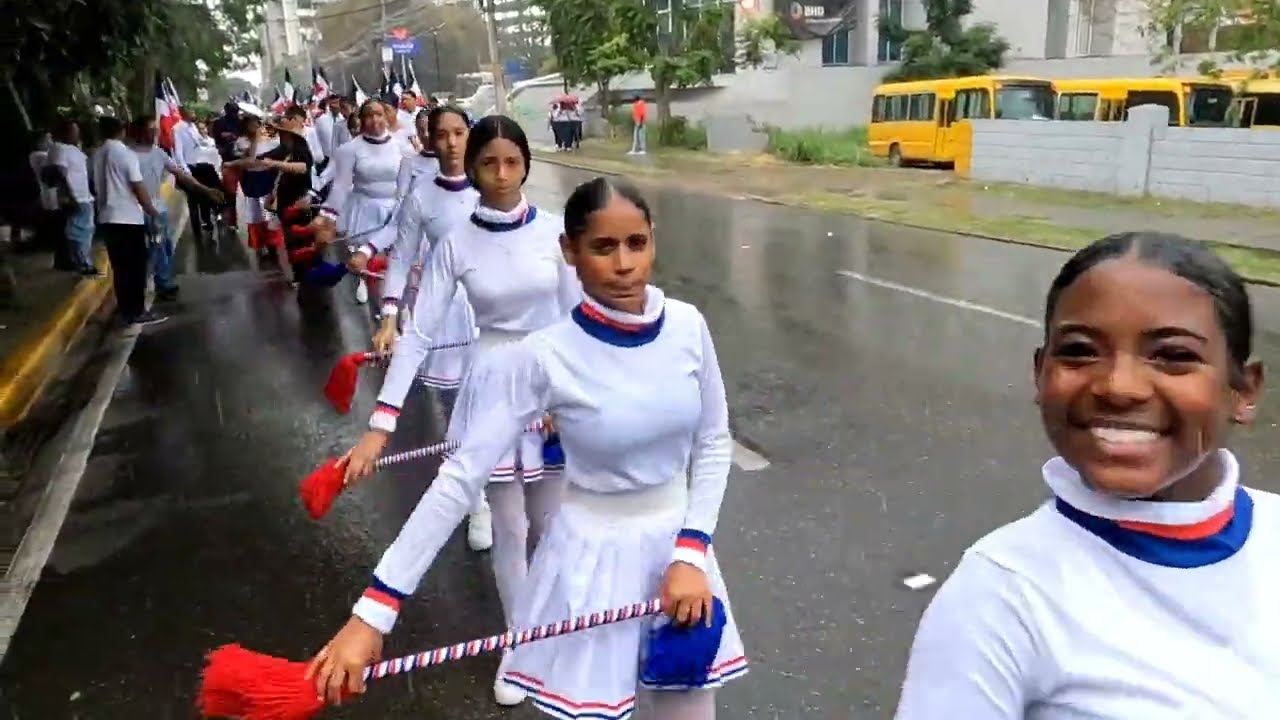 Celebración del día de la Independencia en Santiago de los caballeros, 27 de febrero 2024.