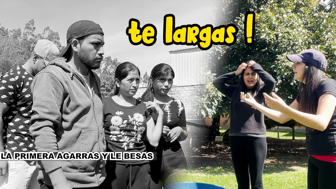 Besan a la mujer de Marcos Otavalo ( broma )