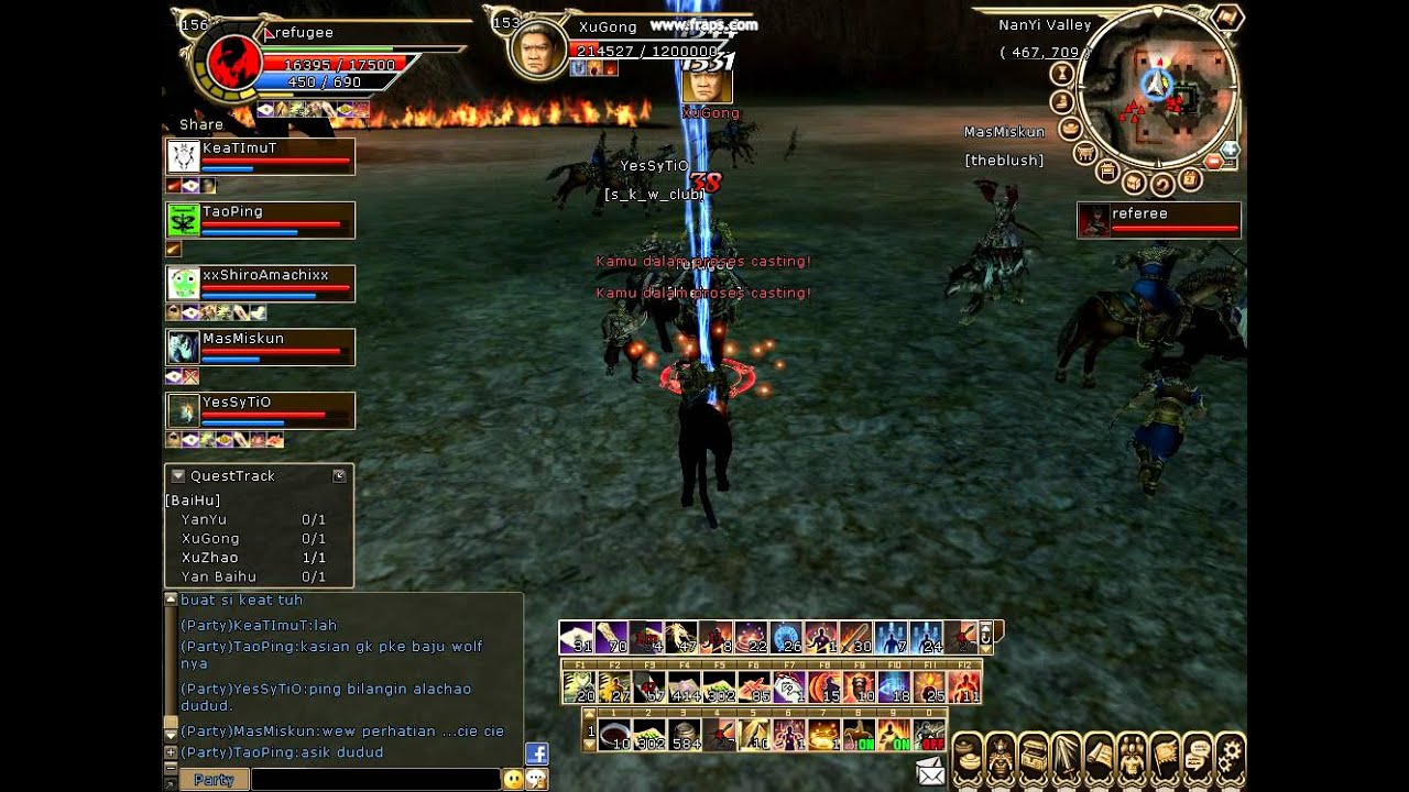 3 kingdoms online Indonesia Red cliff server main hall