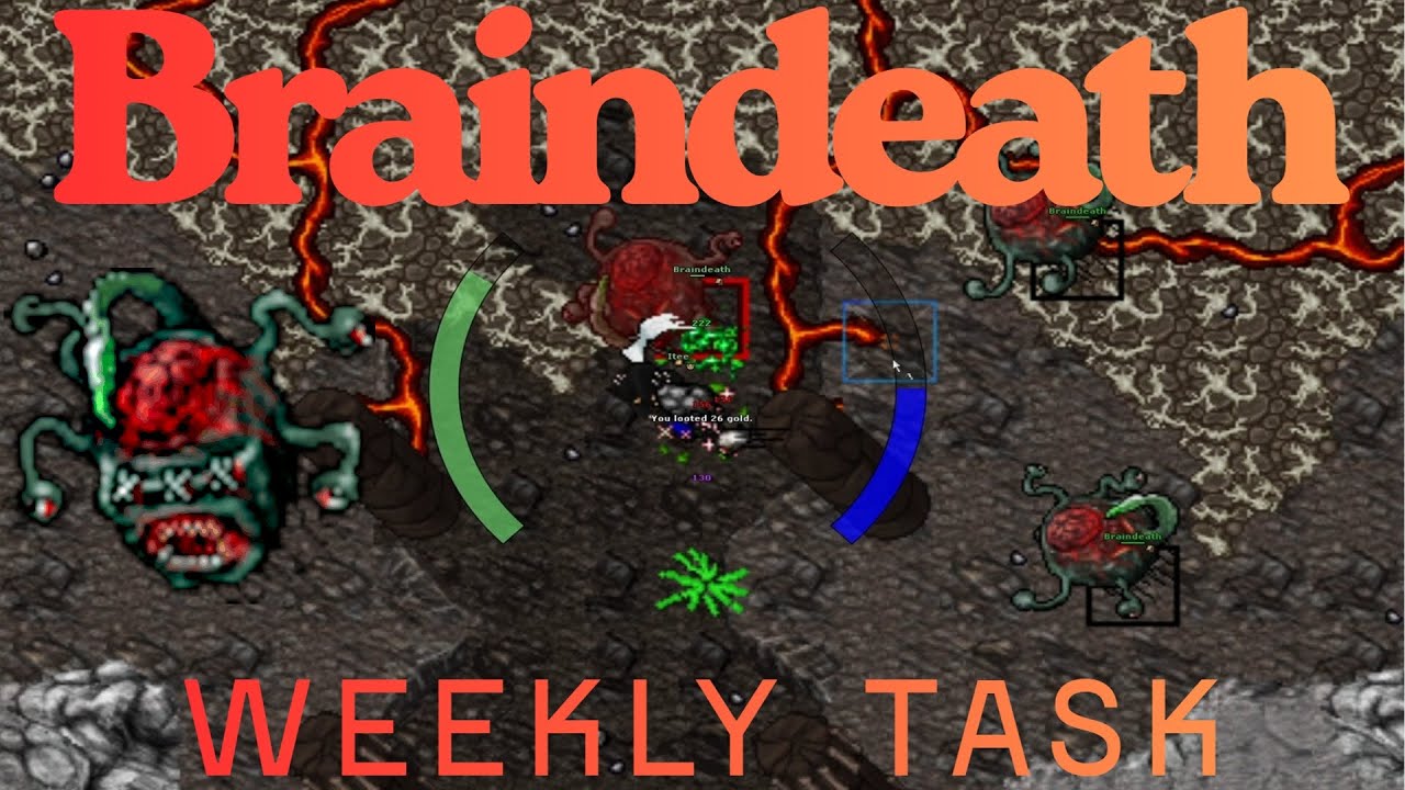 Tibia Braindeath Bonelord Cave Liberty Bay Weekly Task Bestiary #tibia #tibia2026 #weeklytask