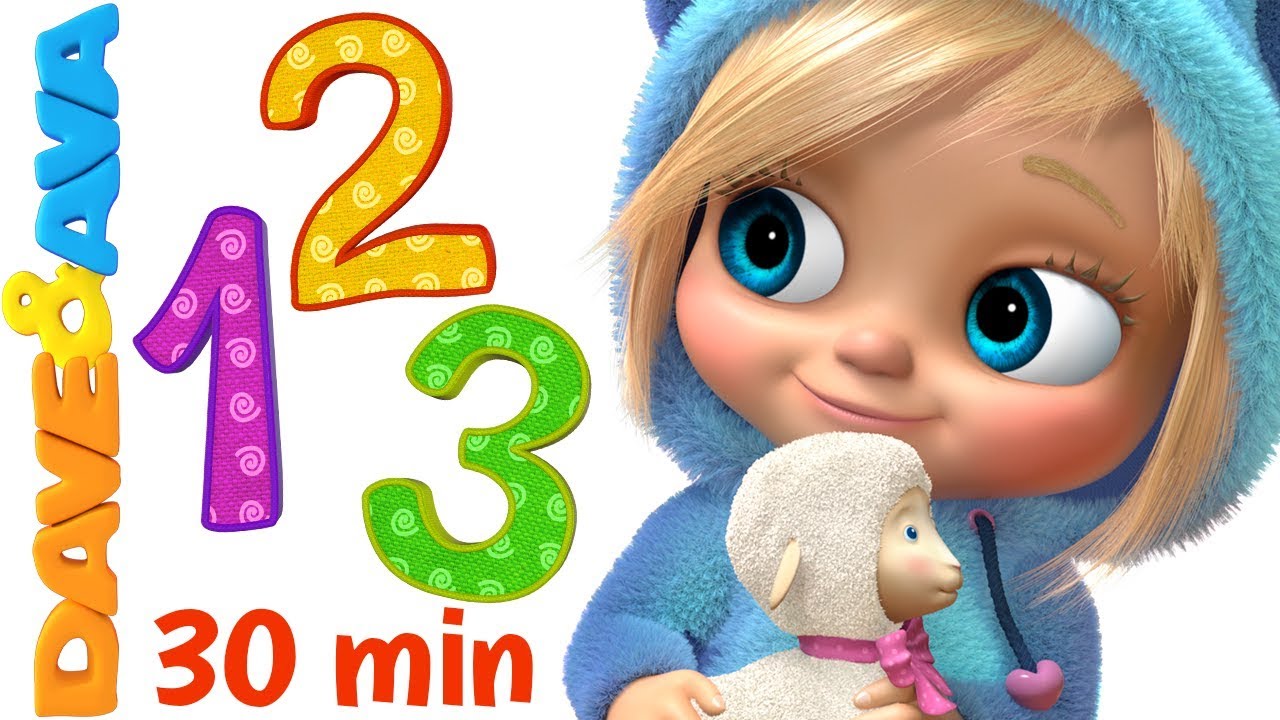 🔥 Learn Numbers and Counting | Count 1 to 10 | Nursery Rhymes and Number Songs from Dave and Ava 🔥