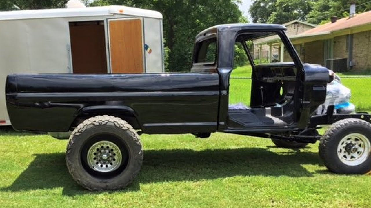 1971 FORD F250 4x4 Sport Custom Build Project