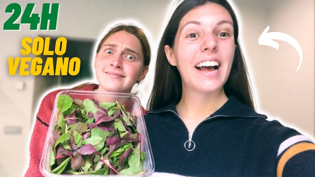 MANGIO PER 24H SOLO CIBO VEGANO 🌱 challenge #3