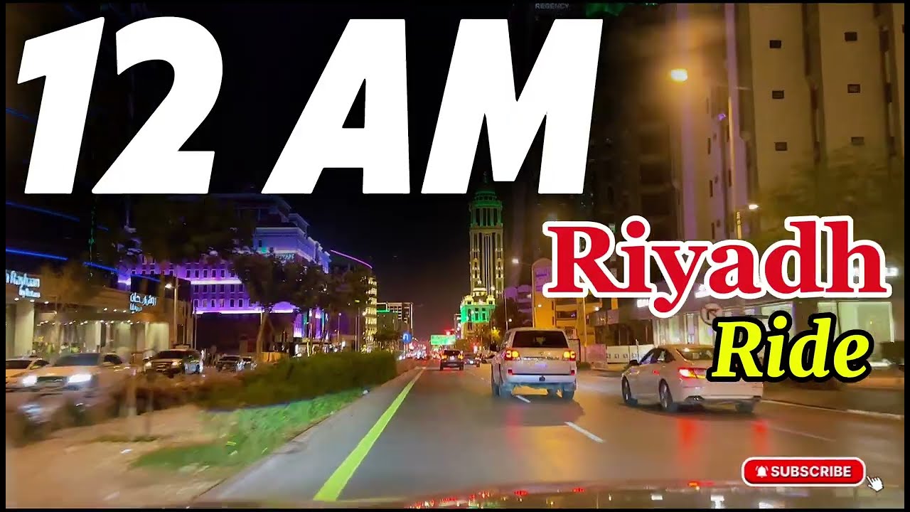 Riyadh at Midnight 🇸🇦 | 12AM Calm Night Drive in 4K