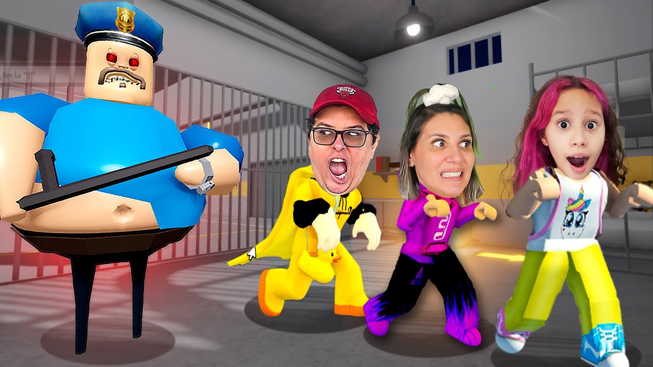 ESCAPE do SENHOR BARRI BARRIGA COMPLETO | Roblox - Barry's Prison Run