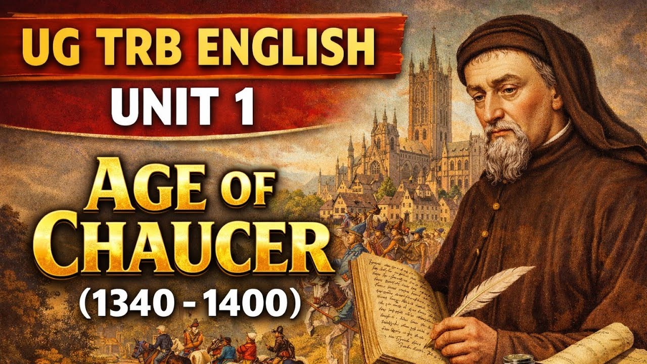 AGE OF CHAUCER MCQ'S #unit1 ##ageofchaucer #ugtrbenglish #priya'sliteraturehub