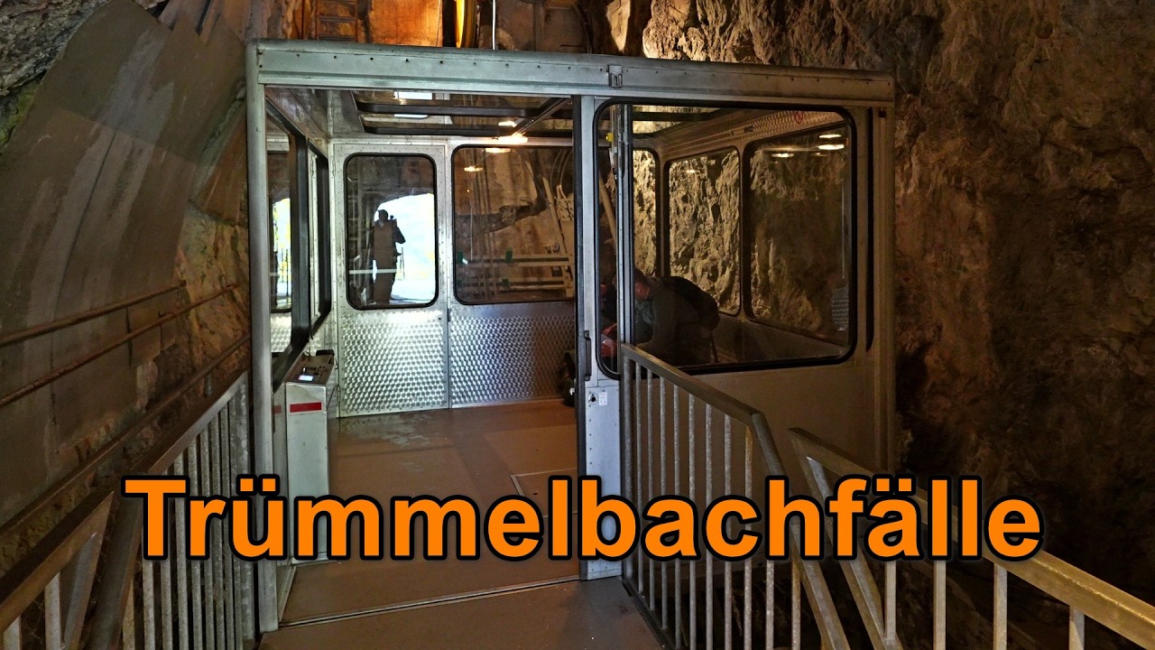 Funiculaire de Trümmelbachfälle 🇨🇭 | Standseilbahn Trümmelbachfälle 🇨🇭