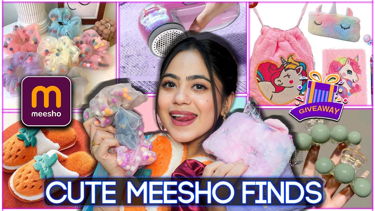 Meesho Cute Cheapest Random Finds😍| Starting at ₹134 | Giveaway 🤗| Ronak Qureshi