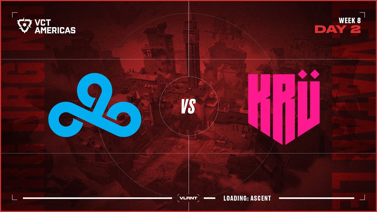 C9 vs KRU - VCT Americas Stage 1 - W8D2 - Map 1