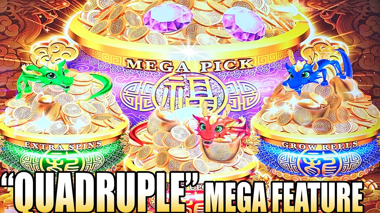 💥NEW💥OMG! MEGA QUADRUPLE POP BIG WIN FU FENG BAO BAO TRIPLE COIN TREASURES EXTRA GROW REEL SLOT AGS
