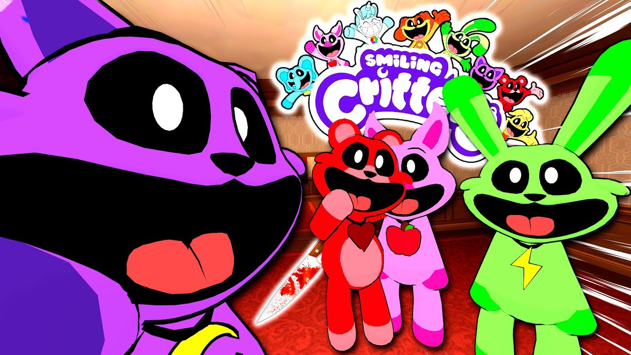 ¡CATNAP DEBE ATRAPAR AL ASESINO DE LOS SMILING CRITTERS VR! 🐱🐻🐷🐰😭