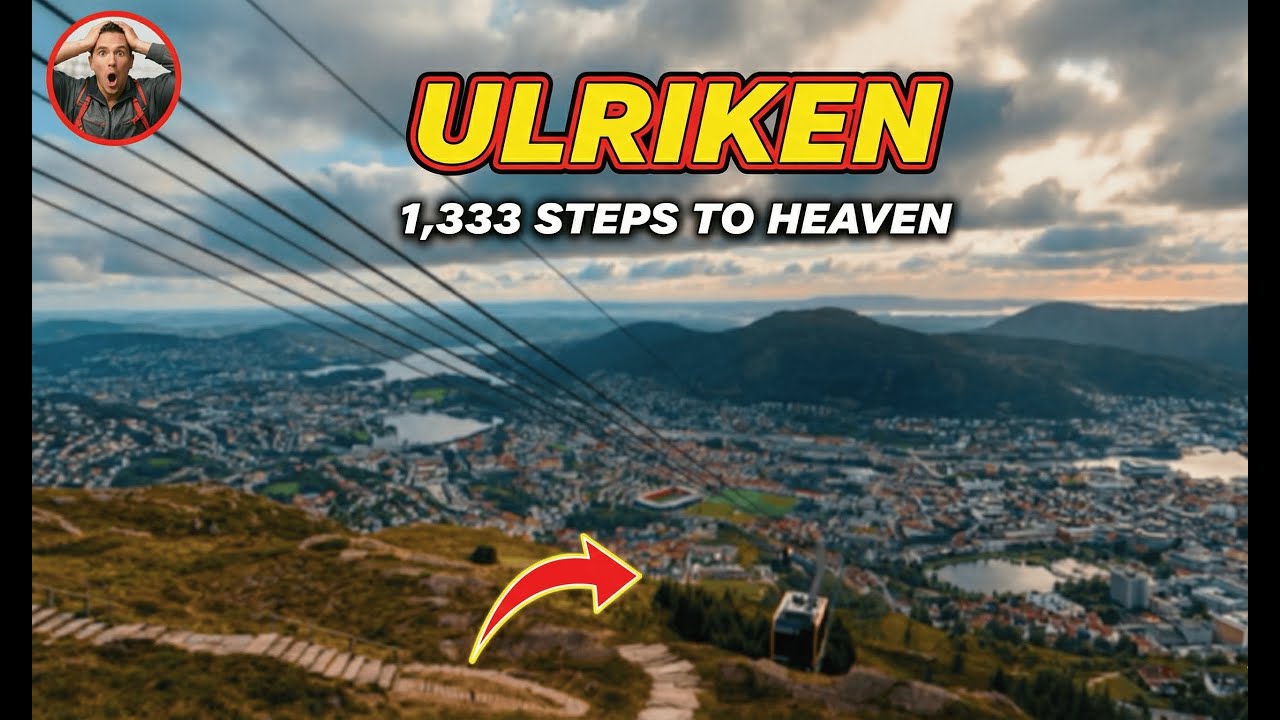 The Best View in Bergen? Hiking the 1,300 Sherpa Steps to Mt. Ulriken | Norway 4K
