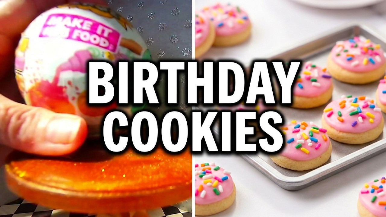 Make It Mini Verse Birthday Cookies Unboxing & Review | Adorable Mini DIY Treats! #miniverse #crafts