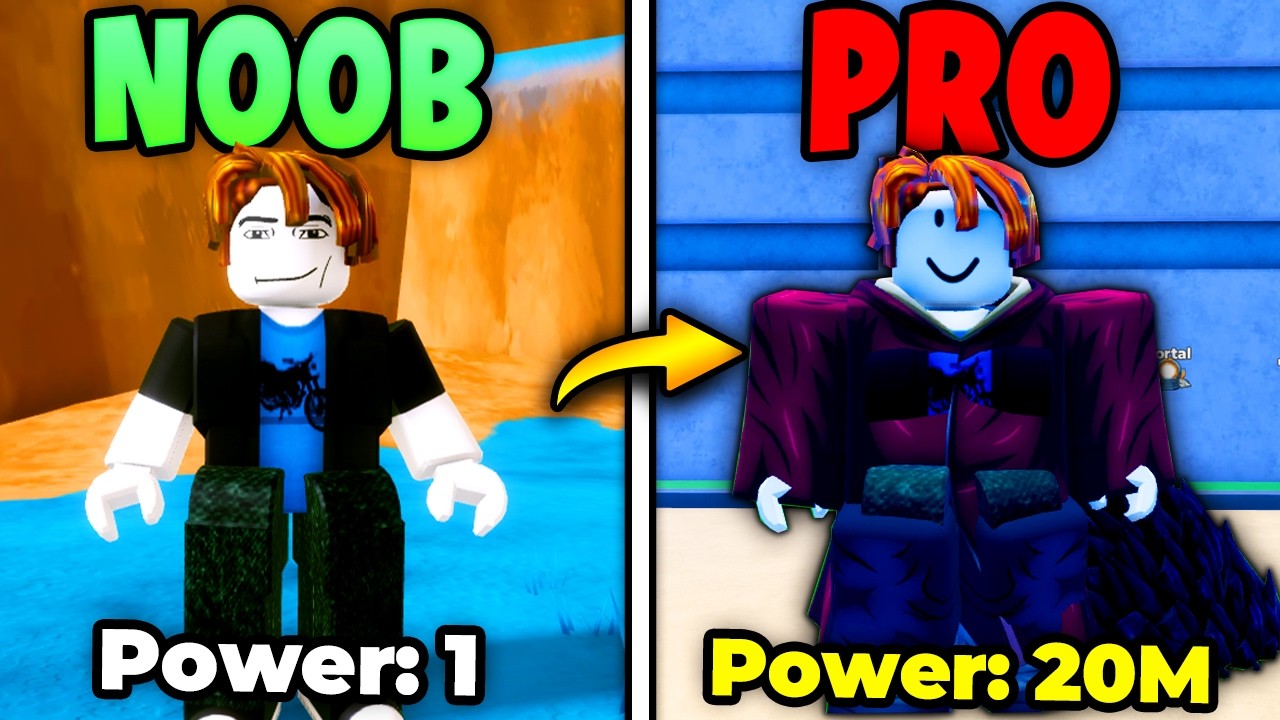 Noob To PRO With NO ROBUX In Anime Warriors 3! (PART 1)
