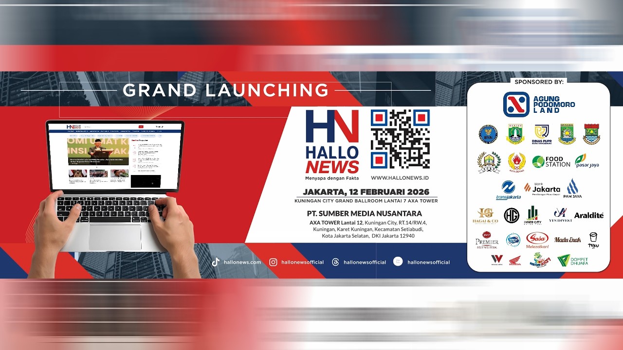 LIVE: Grand Launching HALLO NEWS di Kuningan City Grand Ballroom Lantai 7 AXA TOWER