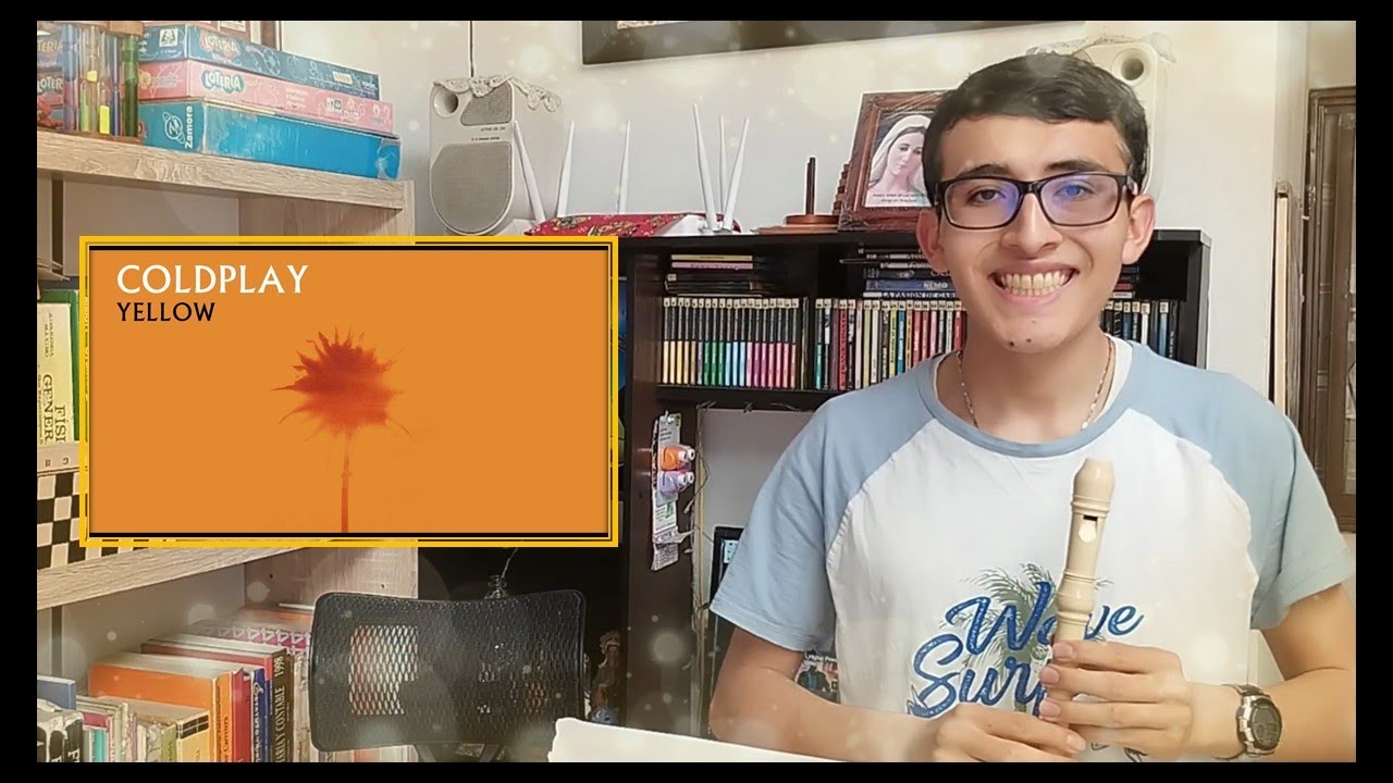 Yellow - Coldplay en flauta dulce con NOTAS