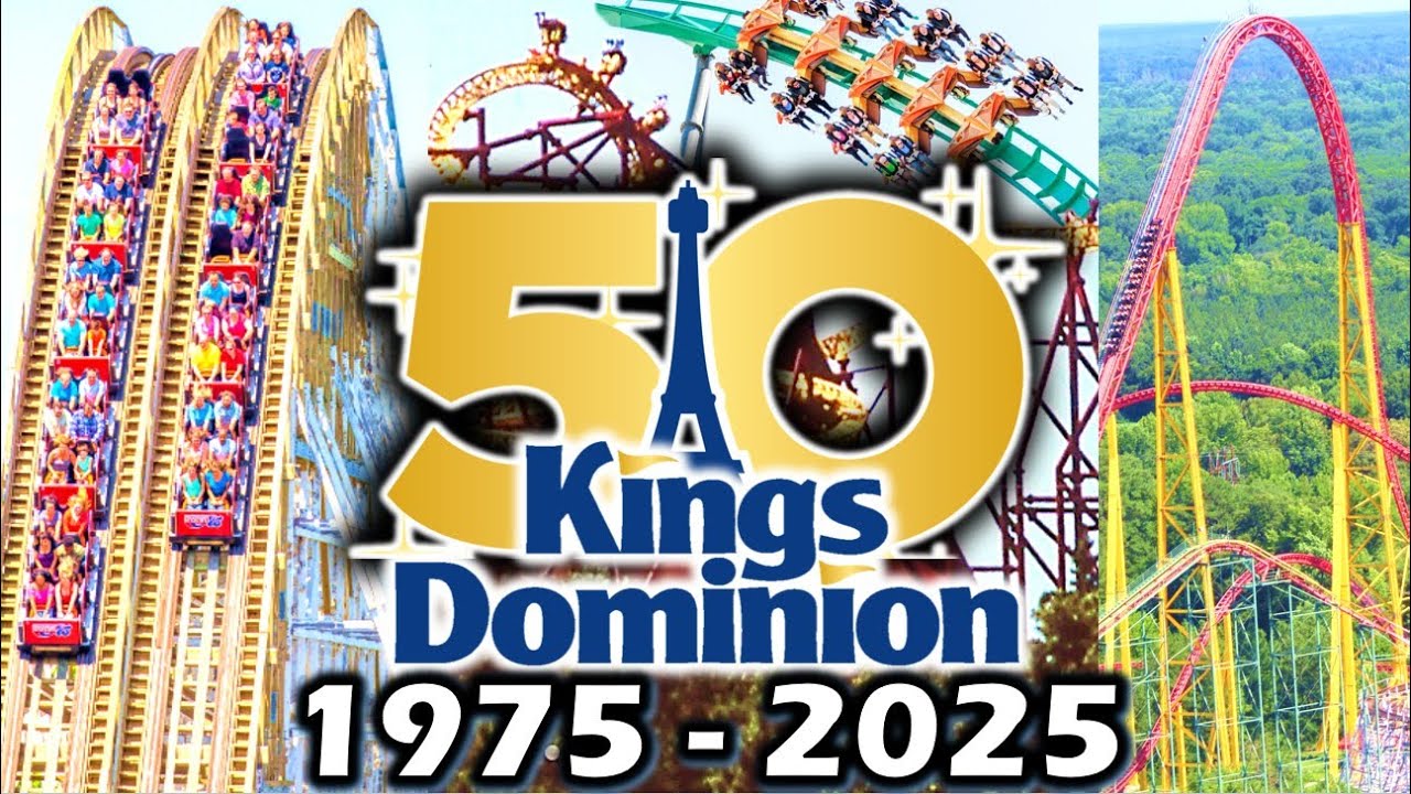 Kings Dominion's Incredible 50-Year History in 25 Minutes (1975-2025)