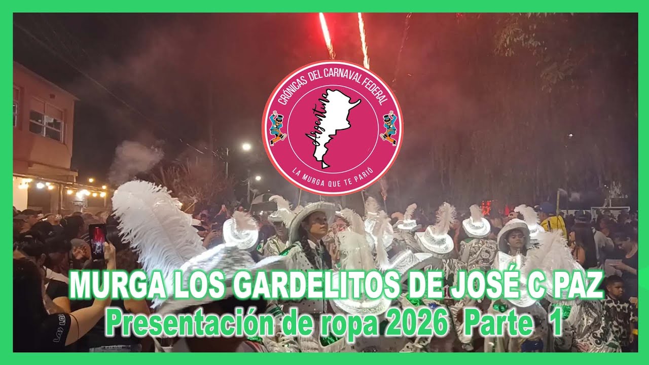 MURGA LOS GARDELITOS DE JOSÉ C PAZ -  PRESENTACIÓN ROPA 2026 - PARTE  1