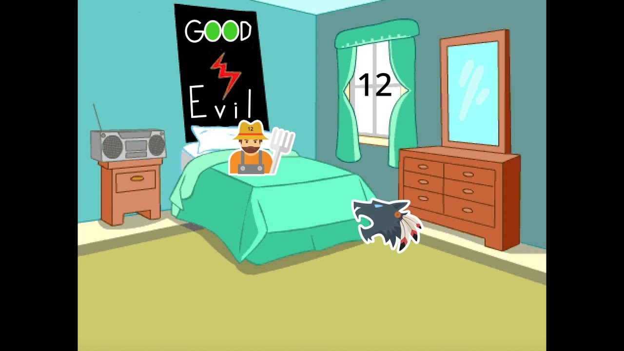 A werewolf online animation