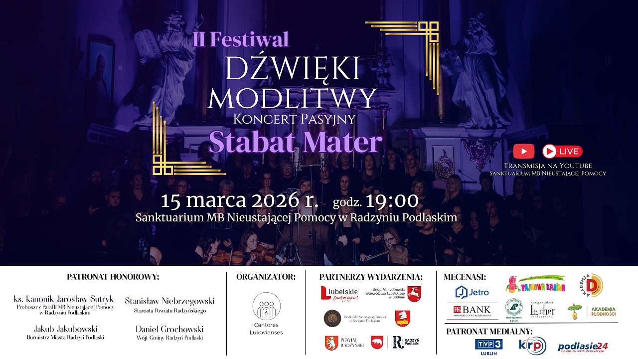 “Dźwięki Modlitwy” – koncert pasyjny 