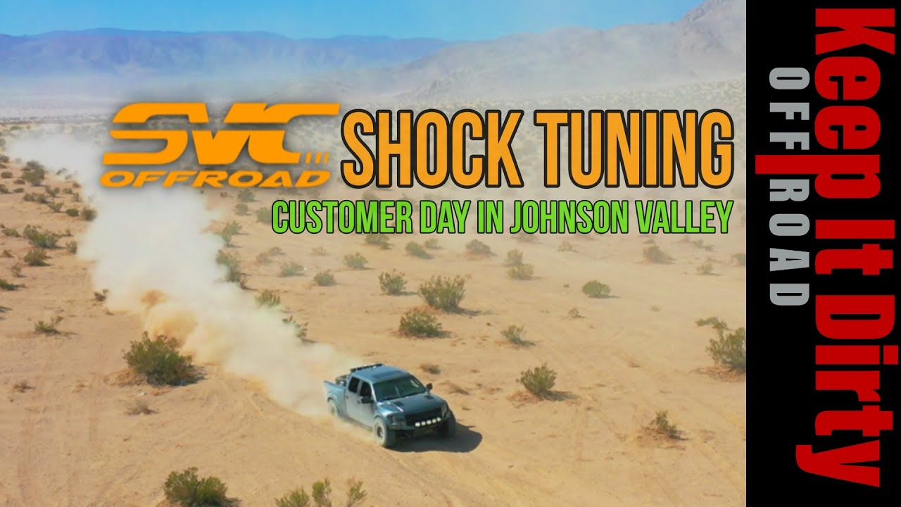 SVC offroad shock tuning day - Customer Day in Johnson Valley