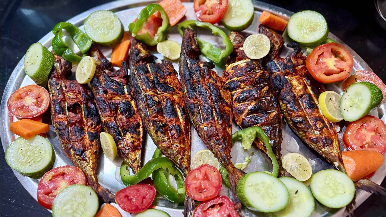 Ultimate Mackerel BBQ | Bangda Barbecue on Fire 🔥 | Street-Style Grilled Fish at Home!