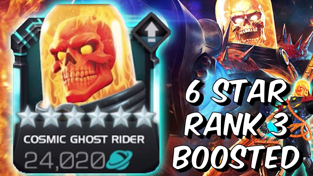 6 Star Rank 3 FULLY BOOSTED Cosmic Ghost Rider is BEYOND GOD TIER!! - Marvel Contest of Champions