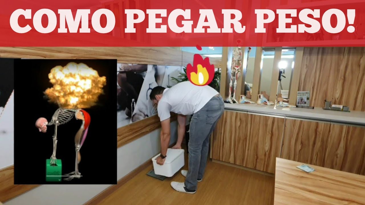 Como pegar peso corretamente.