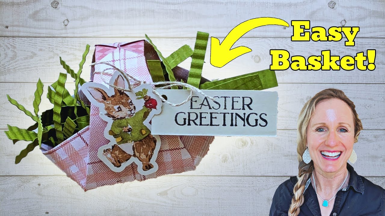 How to Make a Mini Easter Basket and Grass!