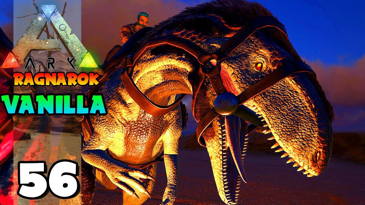 MEGALOSSAURO A CRIATURA MORTAL NOTURNA!!!! ARK: RAGNAROK (VANILLA) 56
