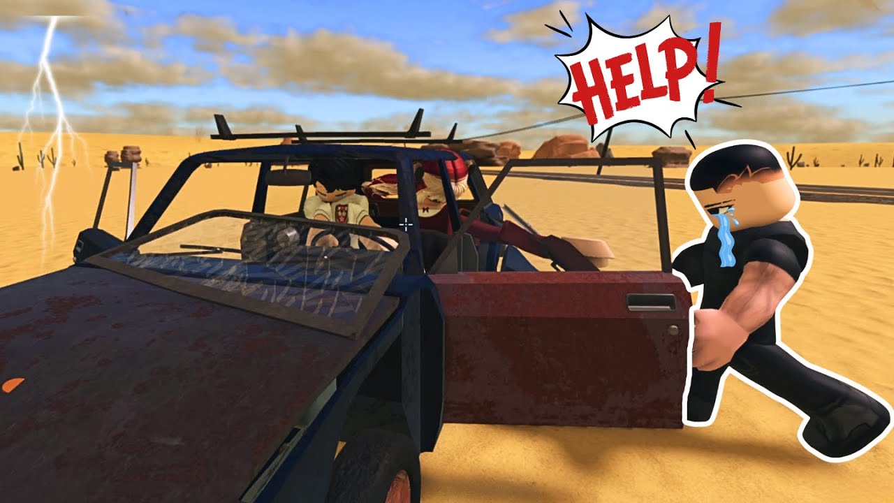 MOBIL MOGOK DI TENGAH GURUN PASIR BERBAHAYA ‼️ A Desrt Roblox Indonesia