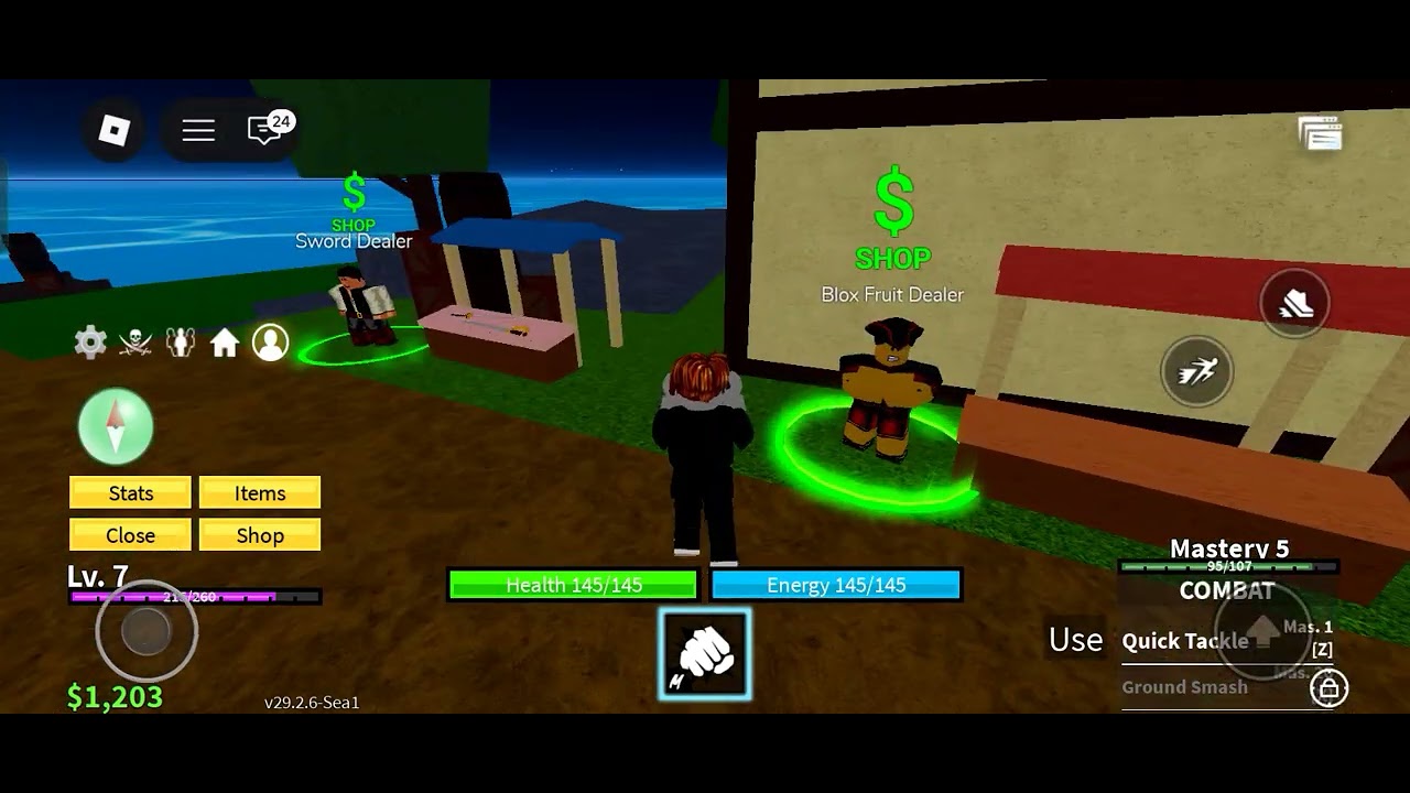 Restarting the journey of blox fruit | Roblox 