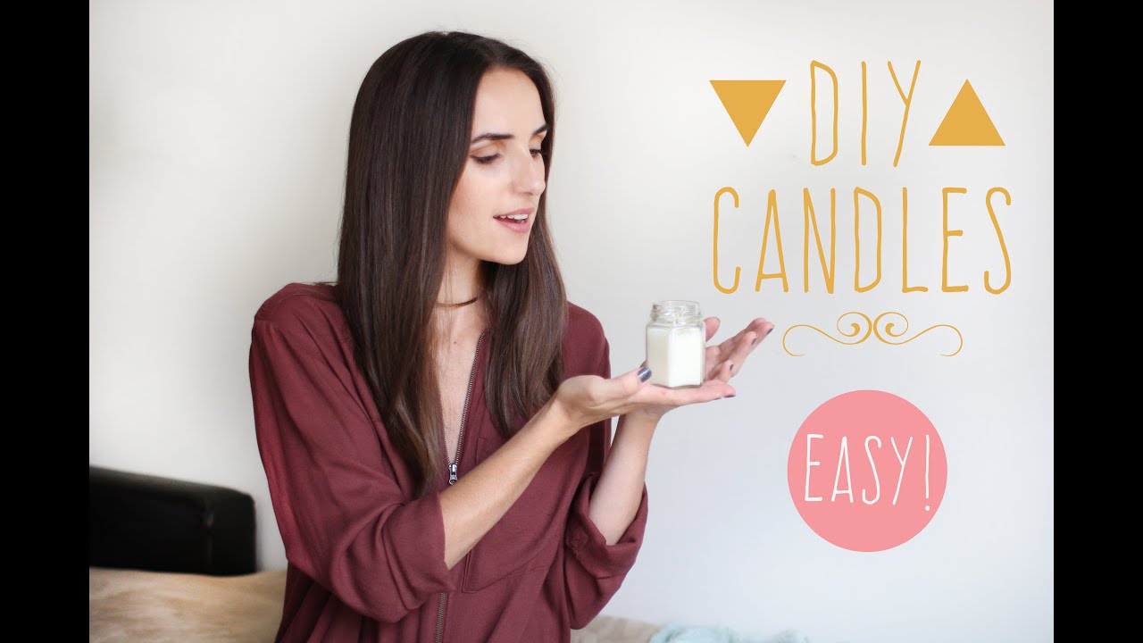 DIY Candle Tutorial ♡ SO easy!
