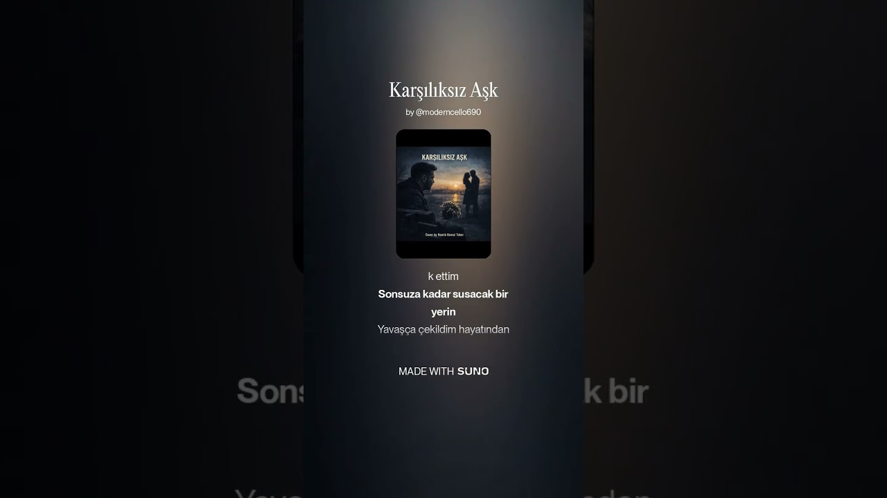 Karşılıksız Aşk - Söz/Müzik: Namık Kemal TOKER