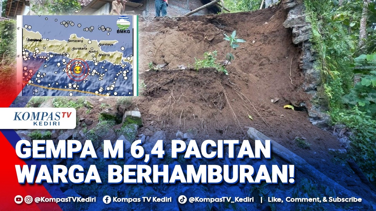 Gempa Magnitudo 6,4 Pacitan Terasa di Kulon Progo–Bantul, Warga Berhamburan!