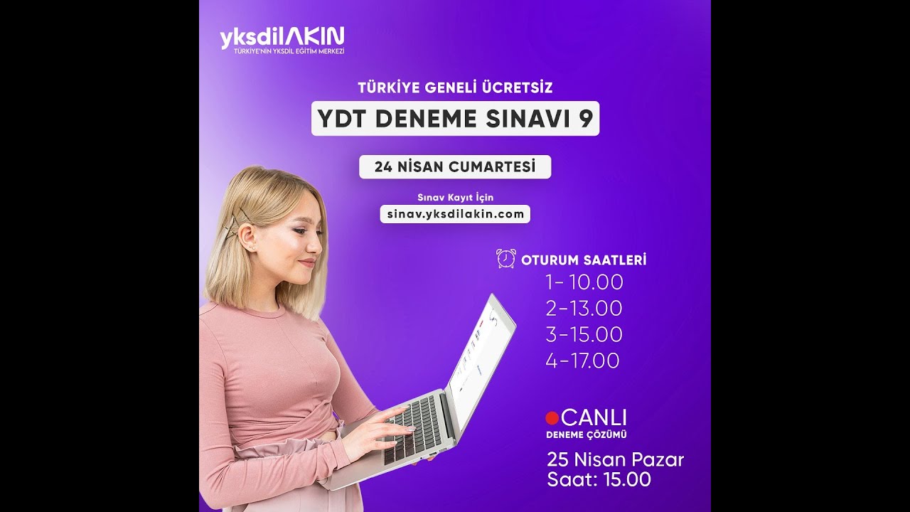YDT Deneme Sınavı-9 Çözümleri