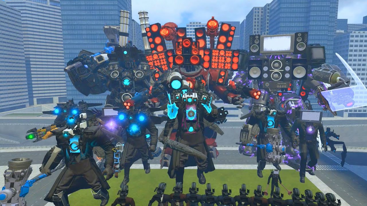 ALL TITAN TV MAN VS 1-100 SKIBIDI TOILET BOSSES,NEW DISINFECTED WATCHMAN OF DOOM VS ASTRO GMAN