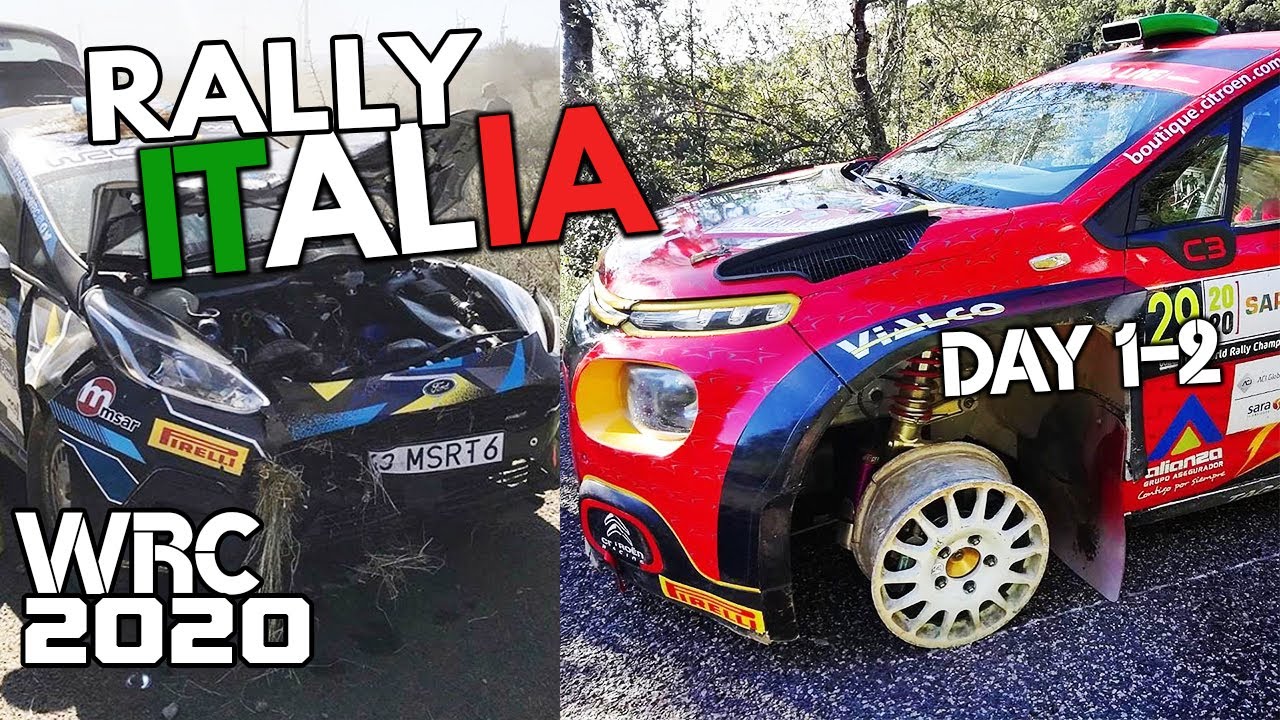 WRC ITALIA 2020 RALLY ITALIA SARDEGNA! DAY 1 and DAY 2!