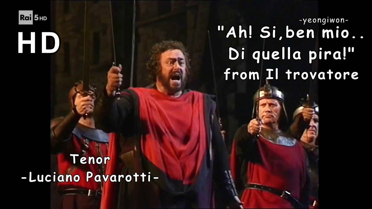 Luciano Pavarotti.