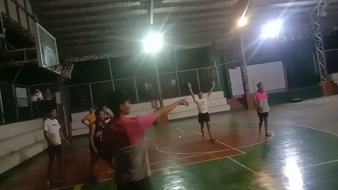 Basketball after duty FoodPanda Rider