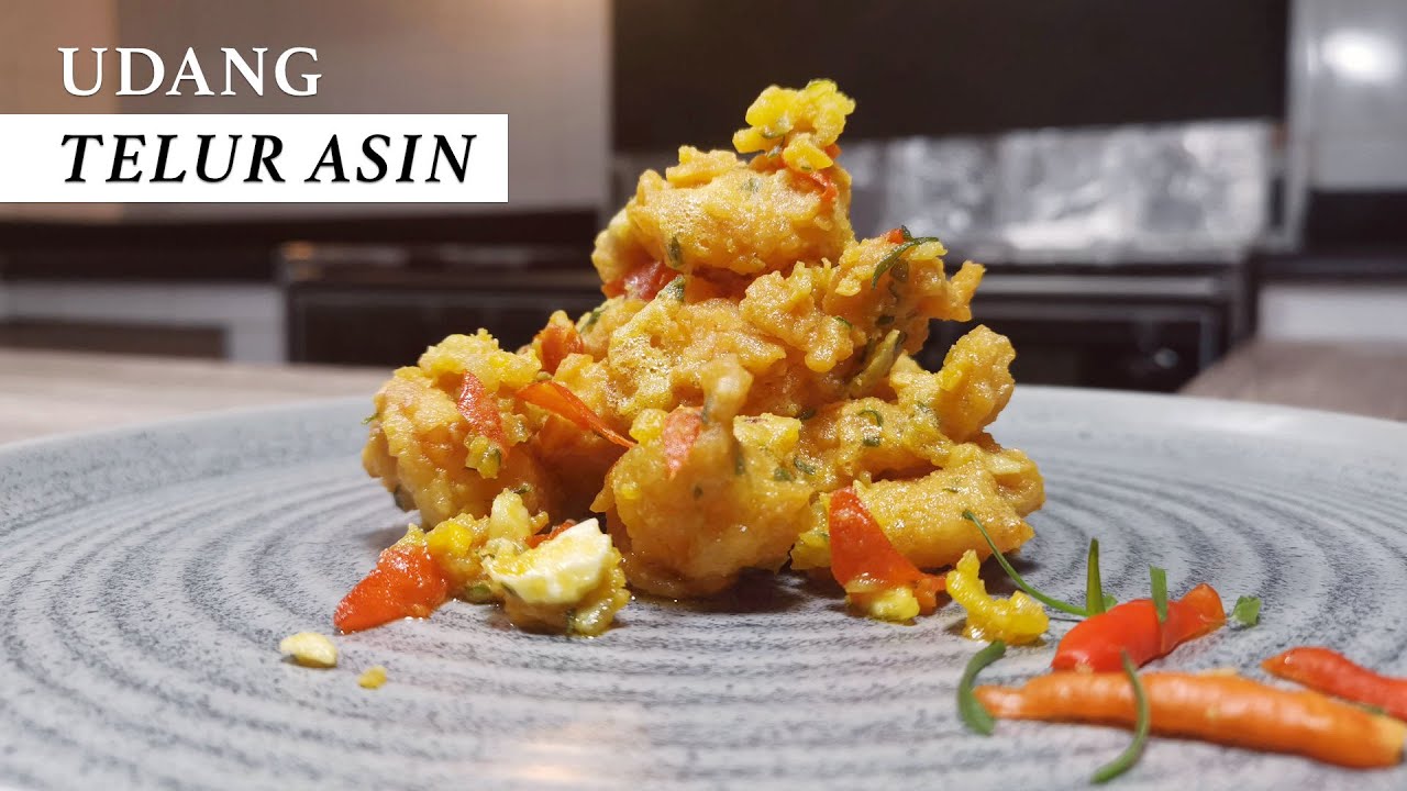 Udang Telur Asin Rasa Resto - RESEP SALTED EGG