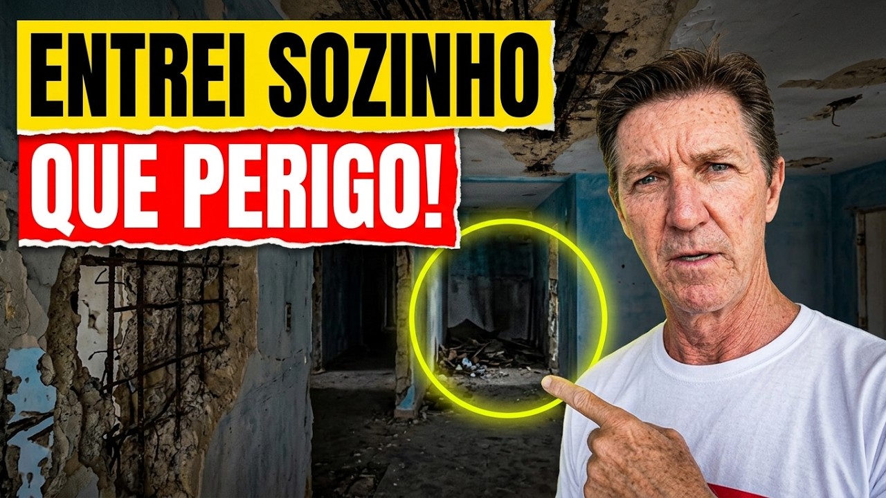 SOZINHO no EDIFÍCIO ABANDONADO HOLIDAY em RECIFE. VEJA o que ENCONTREI lá DENTRO.