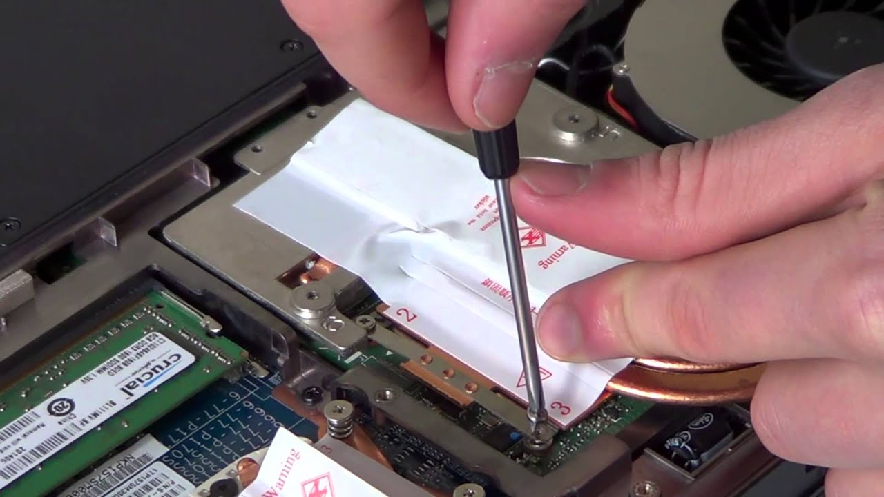 NVIDIA GeForce GTX 880M, 870M or 860M upgrade installation in the EUROCOM X3