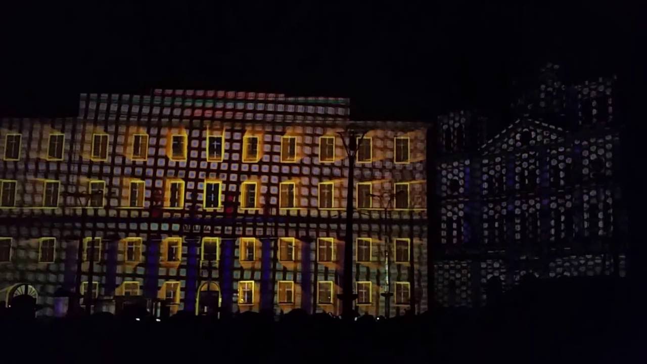 Fantasmagoria - mapping 3D, LMF 2016 Ł&oacute;dź